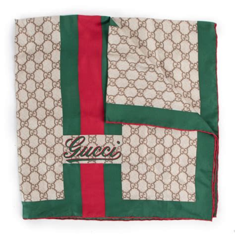 gucci monogram silk scarf|authentic Gucci silk scarf.